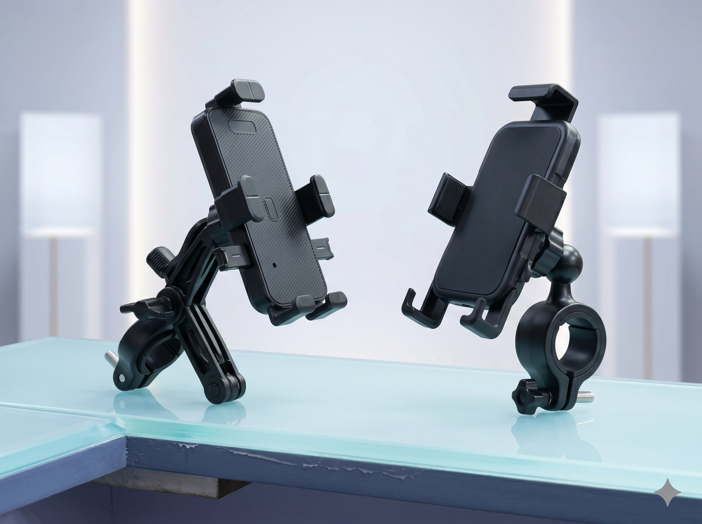Universal Motorcycle & Bicycle Phone Mount Holder