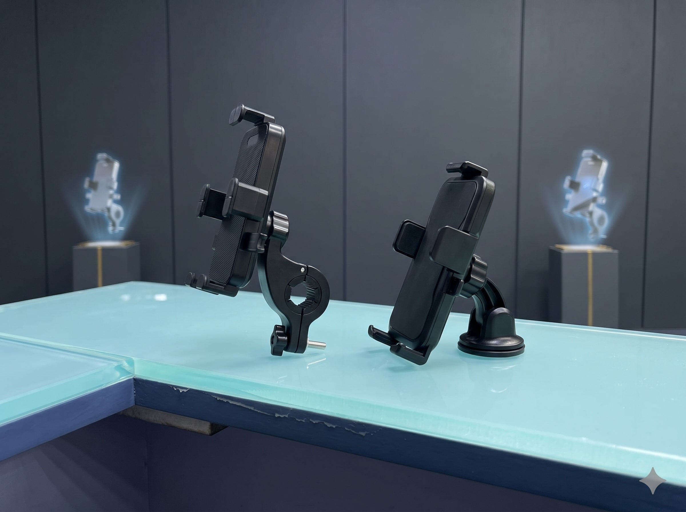 Universal Motorcycle & Bicycle Phone Mount Holder