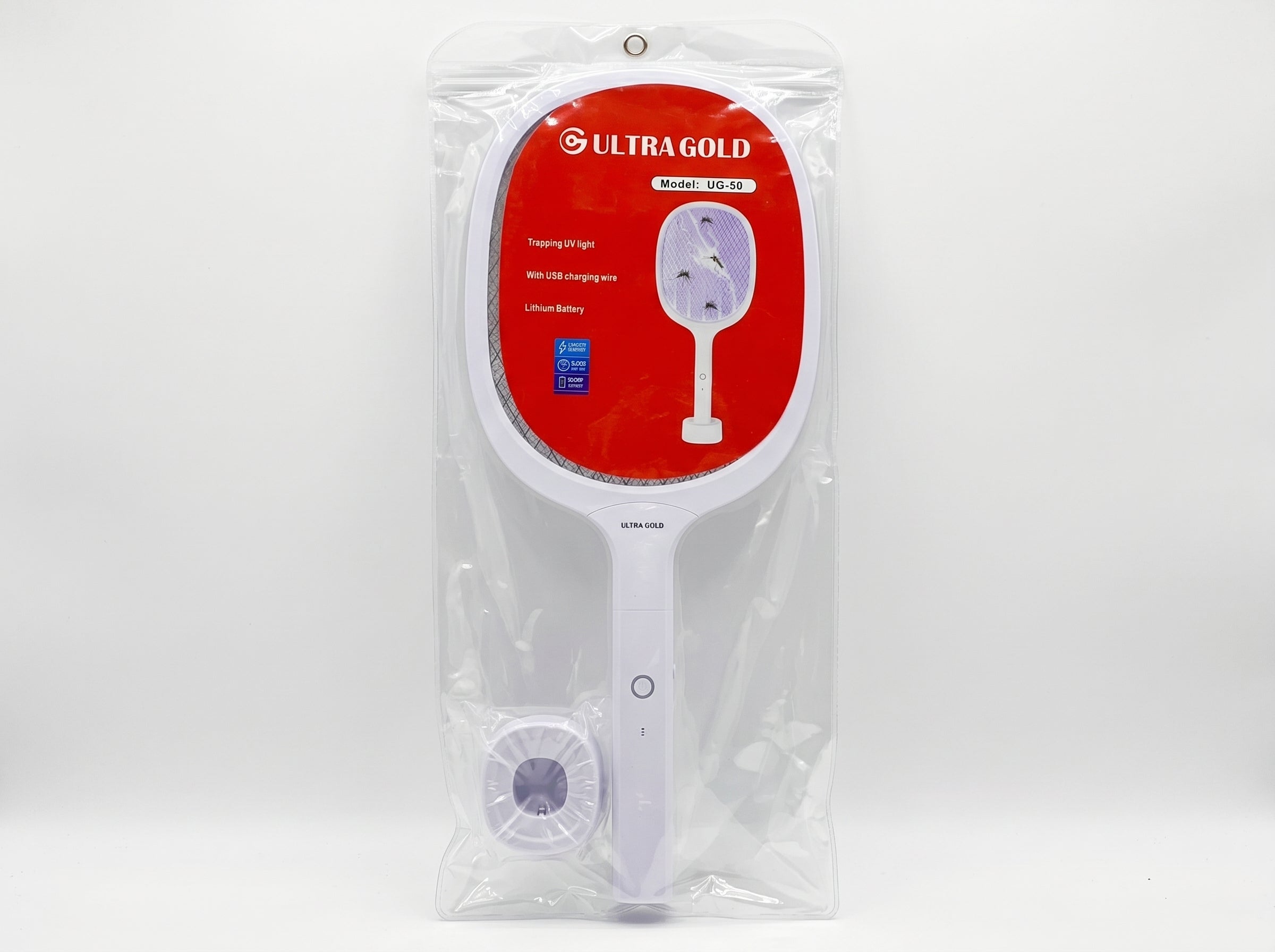 Ultra Gold UG-50 Rechargeable UV Mosquito Killer Racket