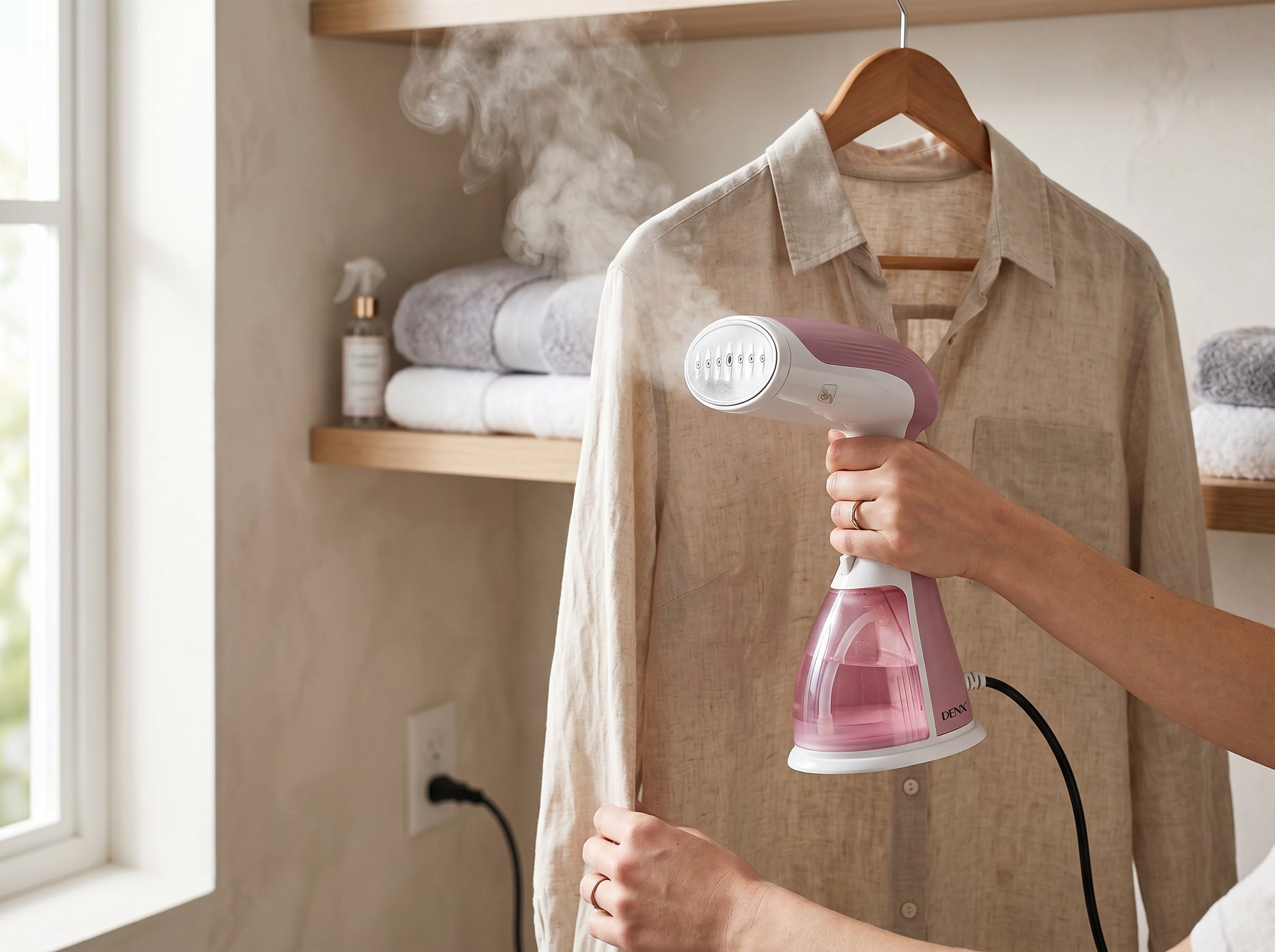 DENX DX1767 Clothes Steamer – Electric Steam Brush